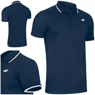 Koszulki męskie - Koszulka Męska Polo 4f Polówka 0719 T-shirt Podkoszulek Bluzka Sportowa S - miniaturka - grafika 1