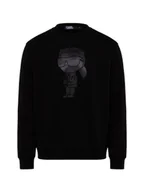 Bluzy męskie - KARL LAGERFELD Bluza męska Mężczyźni czarny jednolity, M - miniaturka - grafika 1