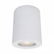 Lampy sufitowe - Italux Downlight LAMPA sufitowa FAUSTO IT8005R1-WH minimalistyczna OPRAWA metalowa tuba łazienkowa IP44 biała IT8005R1-WH - miniaturka - grafika 1