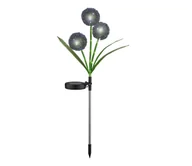 Lampy ogrodowe - LED Oświetlenie solarne ALLIUM LED/1,2V 6500K 600 mAh IP44 czarne - miniaturka - grafika 1