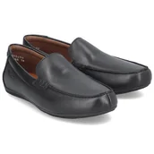 Mokasyny damskie - Mokasyny męskie Rieker 09557-00 BLACK 43 - miniaturka - grafika 1