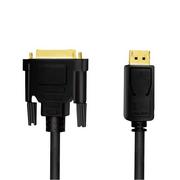 Kable komputerowe i do monitorów - LogiLink, kabel DisplayPort 1.2 do DVI, Czarny, 2 m - miniaturka - grafika 1