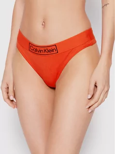 Majtki damskie - Calvin Klein Underwear Stringi 000QF6774E Czerwony - grafika 1