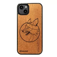 Etui i futerały do telefonów - Drewniane Etui Bewood iPhone 14 Plus LIS MERBAU - miniaturka - grafika 1