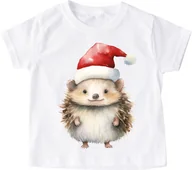 Koszulki dla dziewczynek - Koszulka dla dziecka świąteczna santa100 - miniaturka - grafika 1