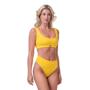 NEBBIA Biustonosz bikini braletka Miami Sporty Yellow - Bielizna sportowa damska - miniaturka - grafika 1