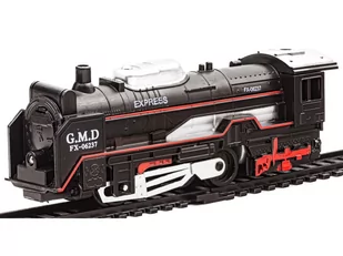Kolejka rail king Parowóz + 3 Wagony - Pociągi dla dzieci - miniaturka - grafika 2