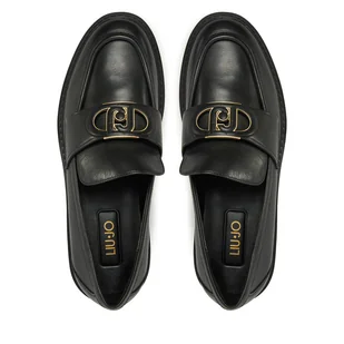 Loafersy Liu Jo SA5047 P0102 Czarny - Półbuty damskie - miniaturka - grafika 1