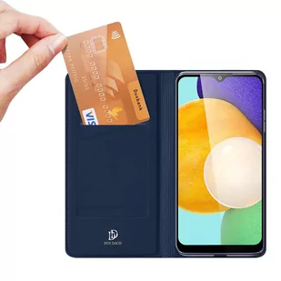 Dux Ducis Skin Pro kabura etui pokrowiec z klapką Samsung Galaxy A03s niebieski - Etui i futerały do telefonów - miniaturka - grafika 2