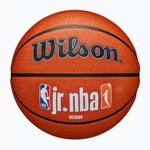 Piłka do koszykówki Wilson NBA JR Fam Logo Authentic Outdoor brown rozmiar 6 - Koszykówka - miniaturka - grafika 1