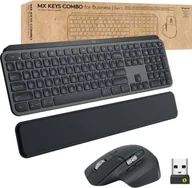 Zestawy myszka + klawiatura - Klawiatura + mysz Logitech Logitech MX Keys Combo for Business - - miniaturka - grafika 1