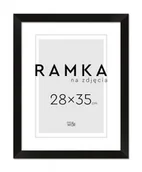 Ramki na zdjęcia - Ramka na zdjęcia 28x35 cm Czarna - miniaturka - grafika 1