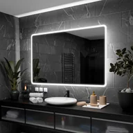 Lustra - Prostokątne lustro łazienkowe z podświetleniem LED - Osaka - 160x80cm - miniaturka - grafika 1