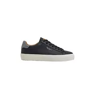 Trampki męskie - Pepe Jeans Męskie trampki Yogi Original 23, Czarny, 45 EU - miniaturka - grafika 1