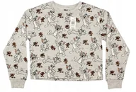 Bluzy damskie - Bluza damska młodzieżowa bez kaptura Tom and Jerry r. M Krótka Szara $34 - miniaturka - grafika 1