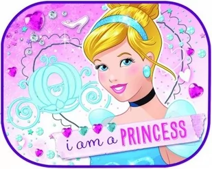 Disney 2 Osłonki Przeciwsłoneczne Boczne Z Przyssawkami Princess 44 Cm X 35 Cm - Akcesoria motoryzacyjne - miniaturka - grafika 1