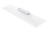 Półki łazienkowe - Nimco Nikau - Półka dł. 60 cm, szkło matowe/chrom NK 30091B-60-26 - miniaturka - grafika 1