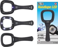 Pozostałe wyposażenie warsztatu - Kraftmann Lupa ręczna  50x50 mm, z podświetleniem, ultrafiolet B.85865 - miniaturka - grafika 1