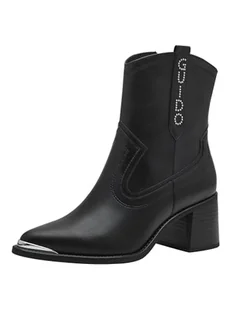 Marco Tozzi by Guido Maria Kretschmer Damskie botki Zip+Slip 2-85305-43 Modne kozaki, czarne, rozmiar 38 EU, czarny, 38 EU - Kozaki damskie - miniaturka - grafika 1
