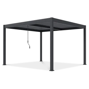 Pergola ogrodowa ELEGANCE DUO 3,6x4 Anthracite - Gutroof - Kratki i pergole - miniaturka - grafika 1