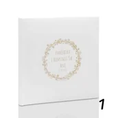 Albumy fotograficzne - Album komunijny wklejany 10 kremowych stron, personalizowany, 4 wzory - miniaturka - grafika 1