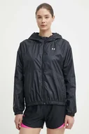 Kurtki damskie - Under Armour wiatrówka Rival kolor czarny przejściowa - miniaturka - grafika 1