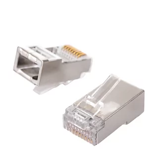 Wtyk RJ45 przelotowy kat5e FTP PT-RJ455FT-0 100szt - Pozostałe akcesoria sieciowe - miniaturka - grafika 4