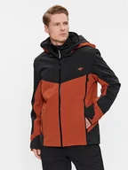 Kurtki narciarskie - 4F Kurtka narciarska 4FWAW23TTJAM438 Czarny Regular Fit - miniaturka - grafika 1