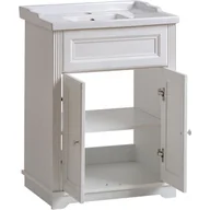Szafki łazienkowe - Szafka z Umywalką Retro 820 Palace White Comad Biały Andersen - miniaturka - grafika 1