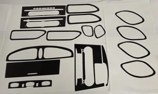 RENAULT LAGUNA LIFT 05/07 ROK DEKORACJA DESKI DEKORY KOKPITU KOKPIT PULPIT NAKLEJKI PIANO BLACK NAKŁADKI 3D - Akcesoria motoryzacyjne - miniaturka - grafika 1