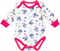 Body dla niemowląt - Body długi rękaw 2 napy 100% Bawełna r 56 KLEKLE - miniaturka - grafika 1