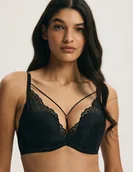 Biustonosze - Biustonosz push-up AURORA Esotiq czarny 80C - miniaturka - grafika 1