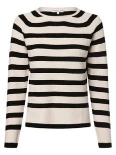 Marie Lund Męski sweter Mężczyźni Bawełna beżowy|czarny w paski, XXL - Swetry męskie - miniaturka - grafika 1