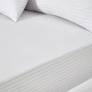 Prześcieradło Adamaszkowe z gumką, Maro Home, Biały, 180x200x25 cm - Prześcieradła Prześcieradło Adamaszkowe z gumką, Maro Home, Biały, 180x200x25 cm - Prześcieradła - miniaturka - grafika 1