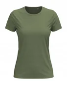Koszulki i topy damskie - Koszulka damska T-shirt damski Classic-T ST2600 Military Green L - miniaturka - grafika 1