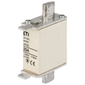 Bezpieczniki elektryczne - Wkładka topikowa nożowa NH000 GG 25 A/500V ETI - miniaturka - grafika 1
