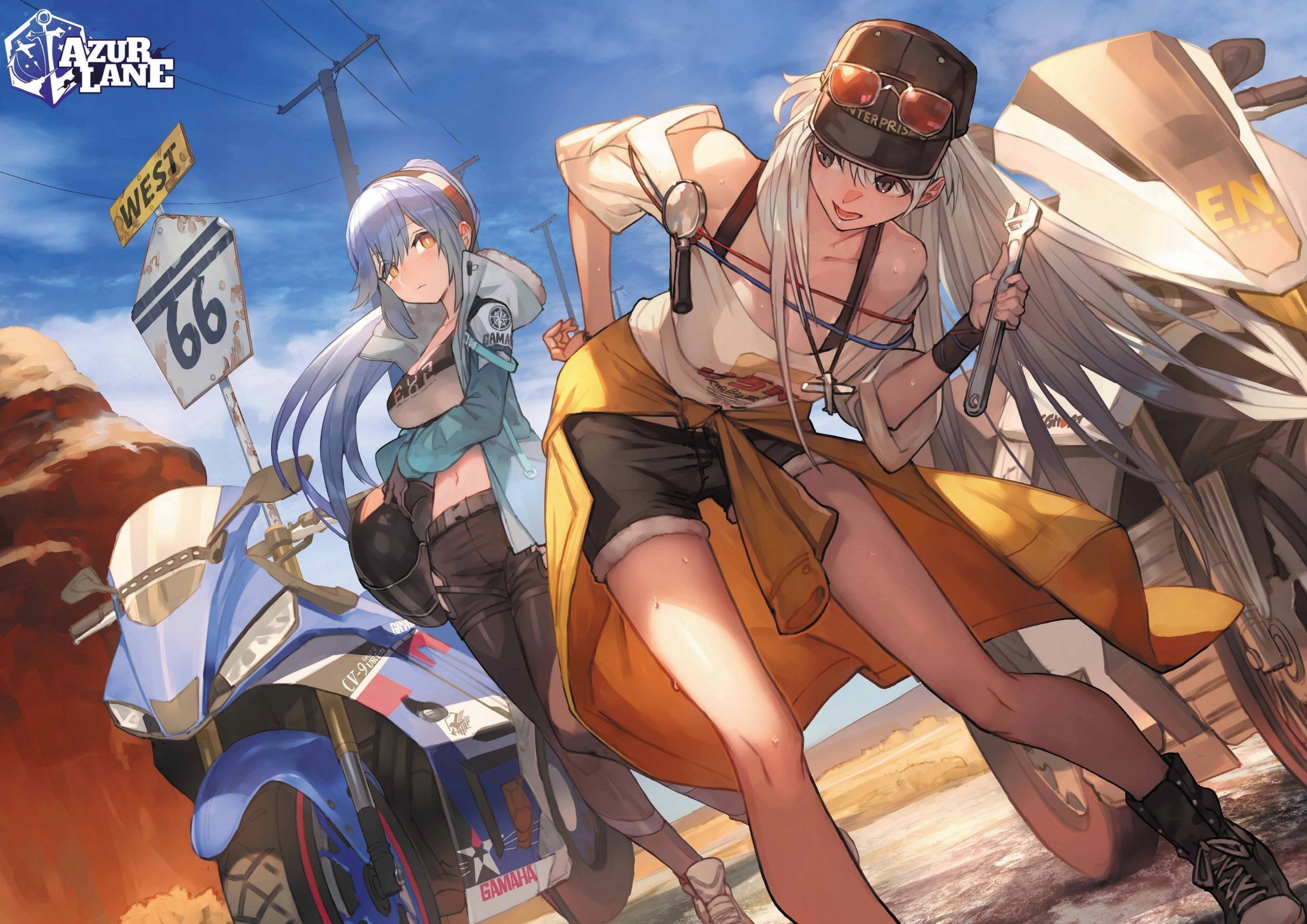 Plakat A1 anime gra Azur Lane