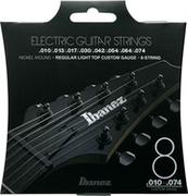 Struny gitarowe  - Ibanez iegs81 gitara elektryczna komplet strun (Nickel Wound, 8-String, 010  074 IEGS81 - miniaturka - grafika 1