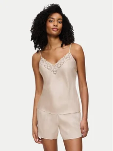 Triumph Piżama Wild Azalea 10221499 Beżowy Regular Fit - Piżamy damskie - miniaturka - grafika 1