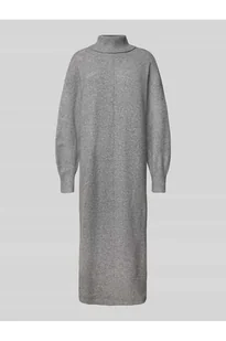 Sukienka o kroju oversized z dzianiny z dodatkiem wełny model MALOU - Pieces - Sukienki - miniaturka - grafika 1