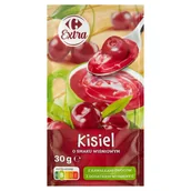 Kisiel - Carrefour Extra Kisiel o smaku wiśniowym 30 g - miniaturka - grafika 1