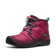 Buty dla chłopców - KEEN Unisex dziecięce buty Howser 2 Chukka wodoodporne buty, Beaujolais basen niebieski, 36 EU - miniaturka - grafika 1