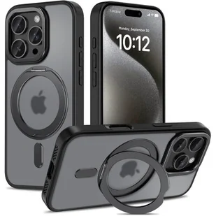 Etui TECH-PROTECT MagRing MagSafe do Apple iPhone 16 Pro Czarny Mat - Etui i futerały do telefonów - miniaturka - grafika 1