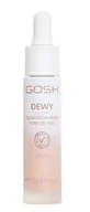 Podkłady do twarzy - GOSH Dewy Rozświetlający Podkład w Kroplach 002 Porcelain - miniaturka - grafika 1