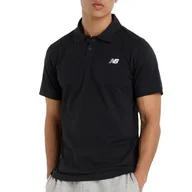 Koszulki męskie - Koszulka męska New Balance MT51504BK - czarna - miniaturka - grafika 1