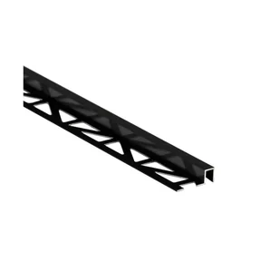 Profil wykończeniowy aluminium kwadrat 9 X 8 mm / 2.5 m Czarny Cezar - Listwy i profile - miniaturka - grafika 1