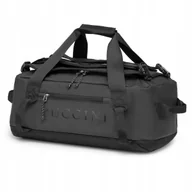 Torby męskie - Torba Podróżna Sportowa z Funkcją Plecaka 2w1 Czarna PUCCINI TD244S-1 - miniaturka - grafika 1