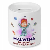 Skarbonki - Skarbonka 330 ml Dla Malwiny Córki Dziecka z Nadrukiem ze Zdjęciem - miniaturka - grafika 1