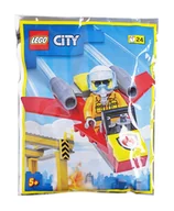 Klocki - LEGO City Zestaw - Firefighter Woman with Jet 952209 Sith Eternal TIE Dagger 912064 polybag klocki - miniaturka - grafika 1