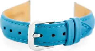 Pasek skórzany do zegarka W94 - jasnoniebieski - 12mm - Akcesoria do smartwatchy - miniaturka - grafika 1